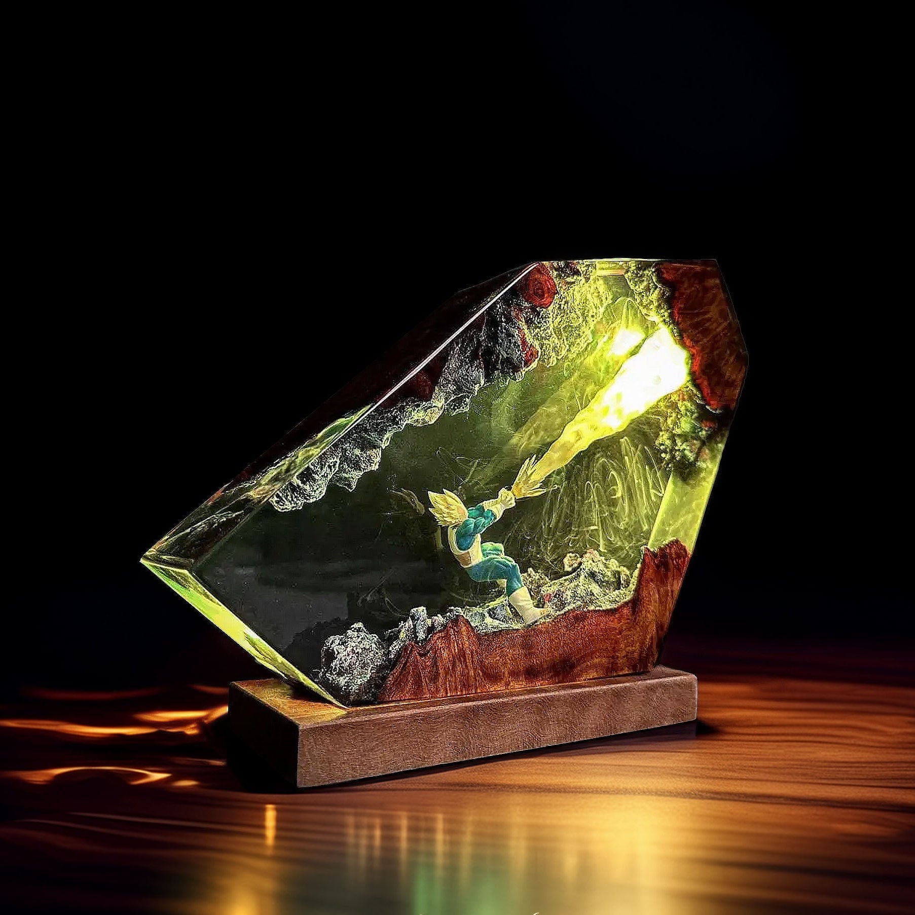 Royal Pride Warrior Resin Lamp