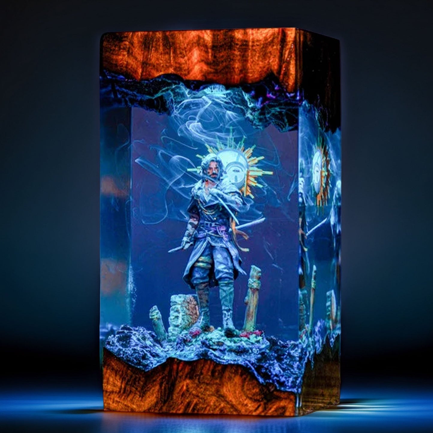 Young Pictomancer Resin Lamp