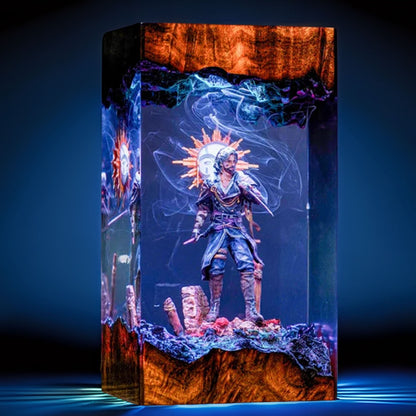 Young Pictomancer Resin Lamp