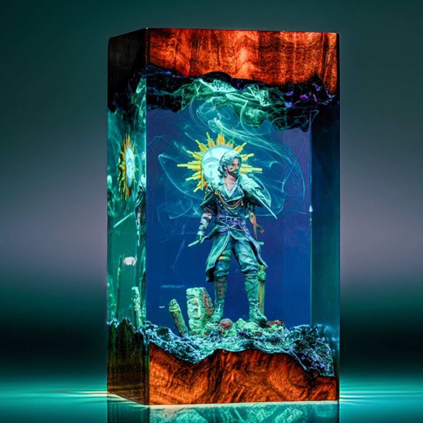 Young Pictomancer Resin Lamp