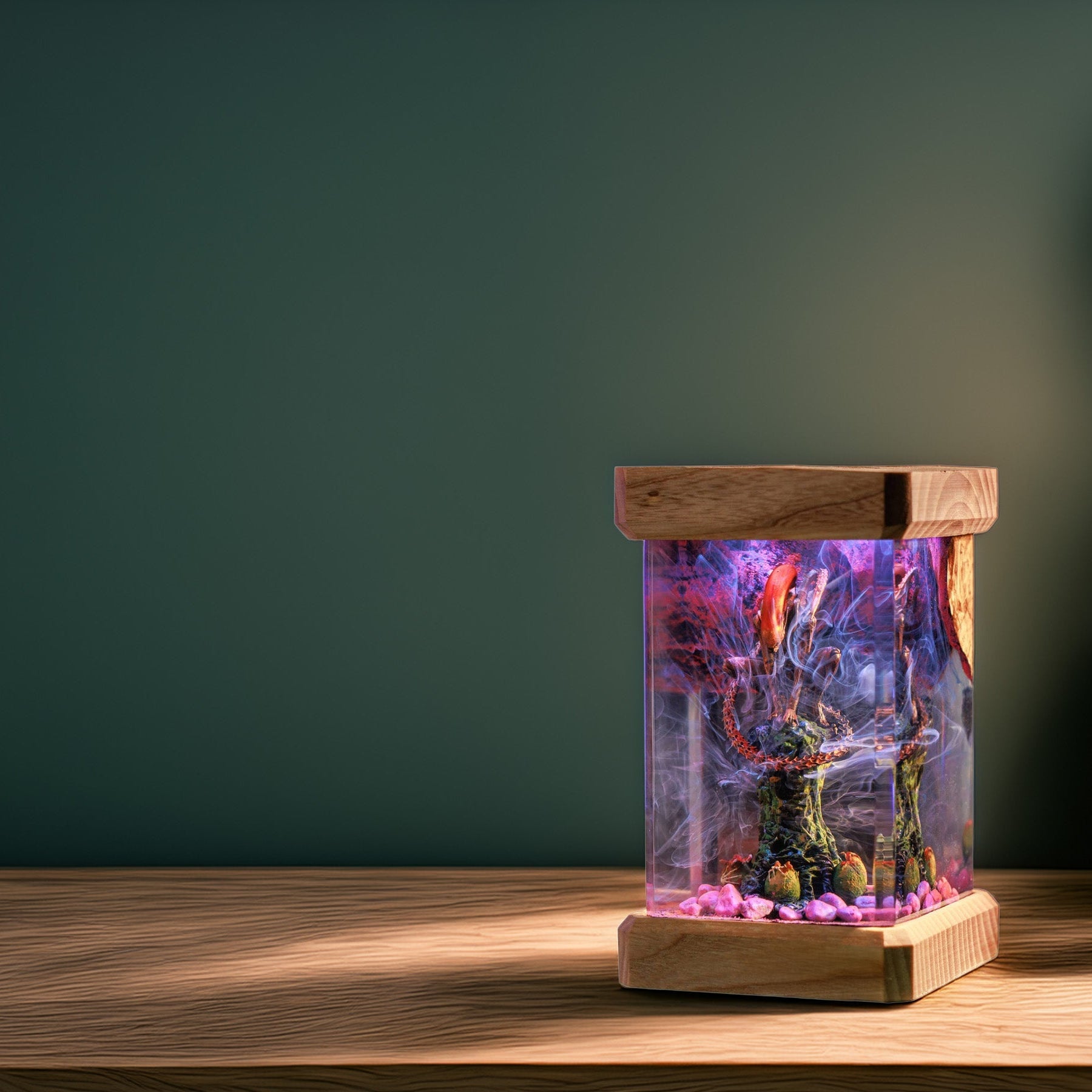 Acid-Blood Bio-Predator Resin Epoxy Lamp
