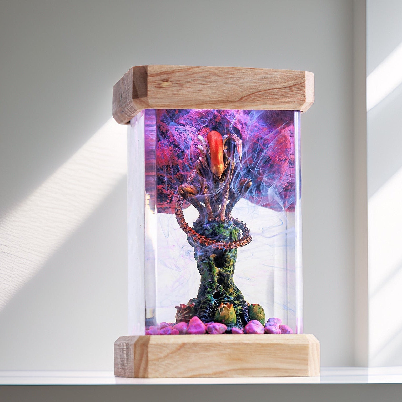 Acid-Blood Bio-Predator Resin Epoxy Lamp