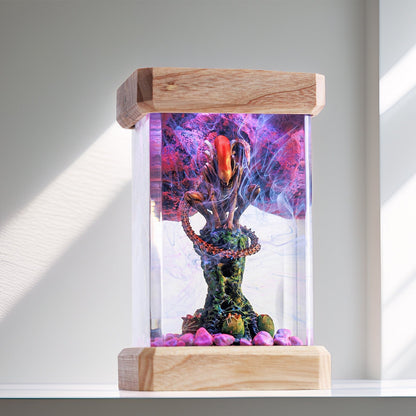 Acid-Blood Bio-Predator Resin Epoxy Lamp