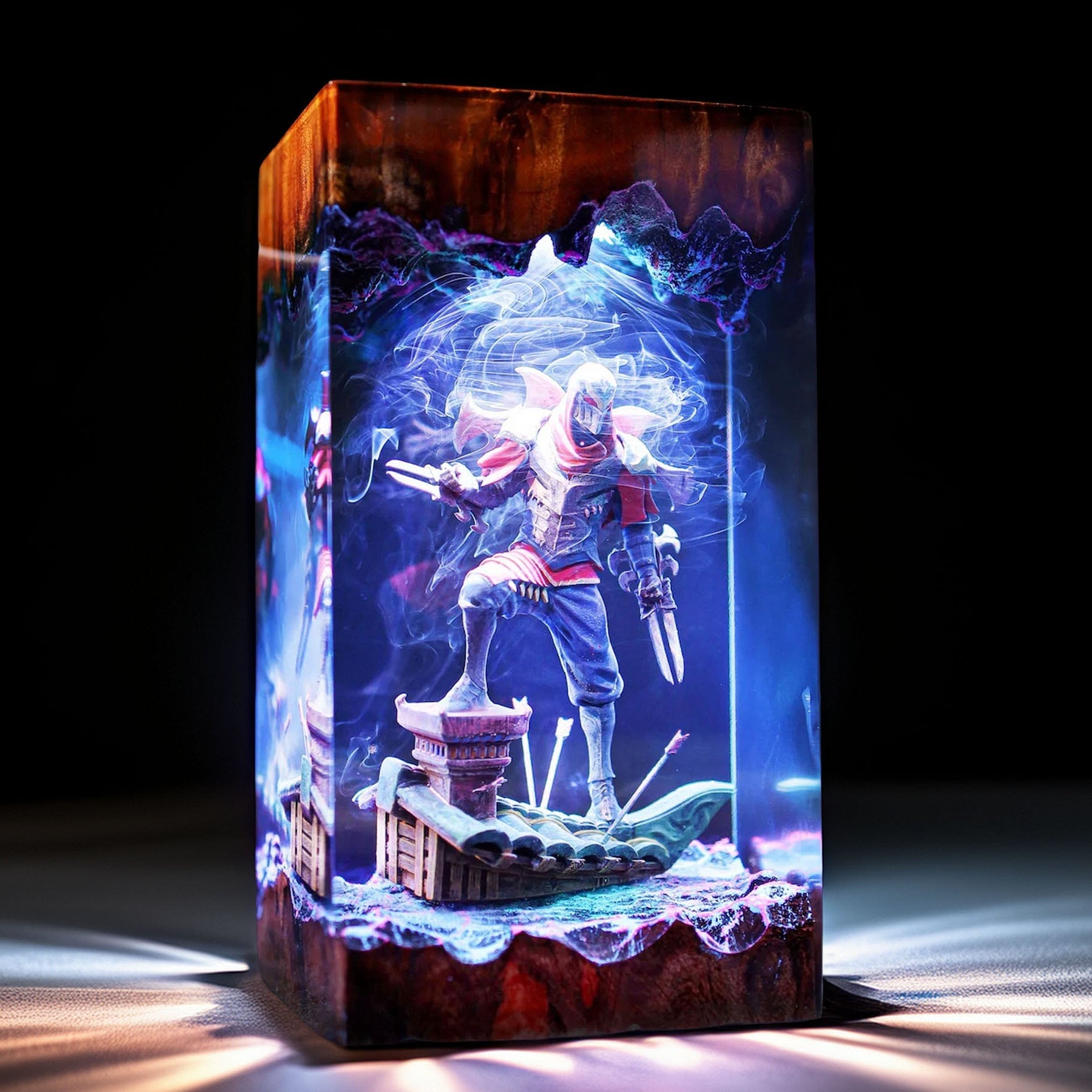 Shadow Master Ninja Resin Lamp