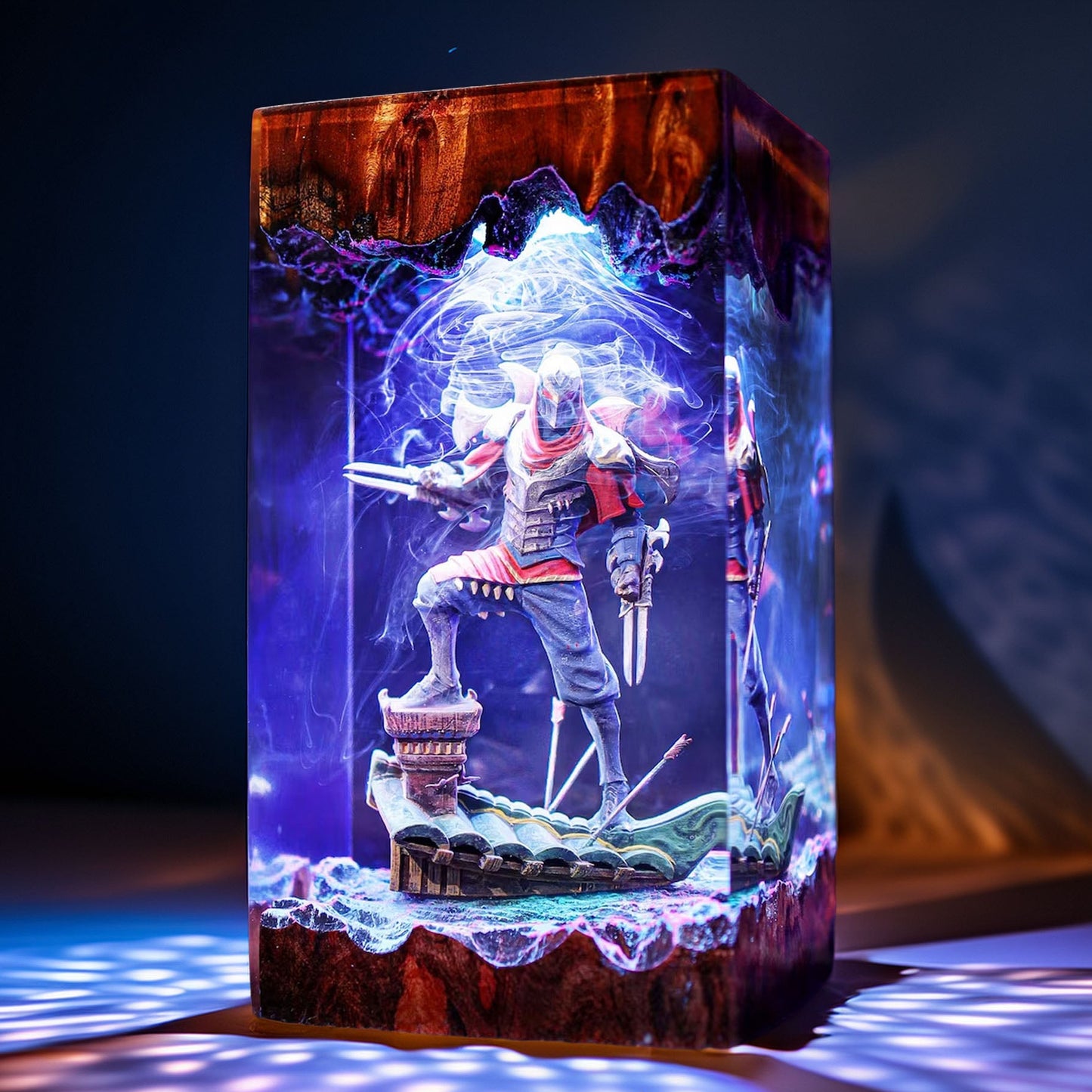 Shadow Master Ninja Resin Lamp
