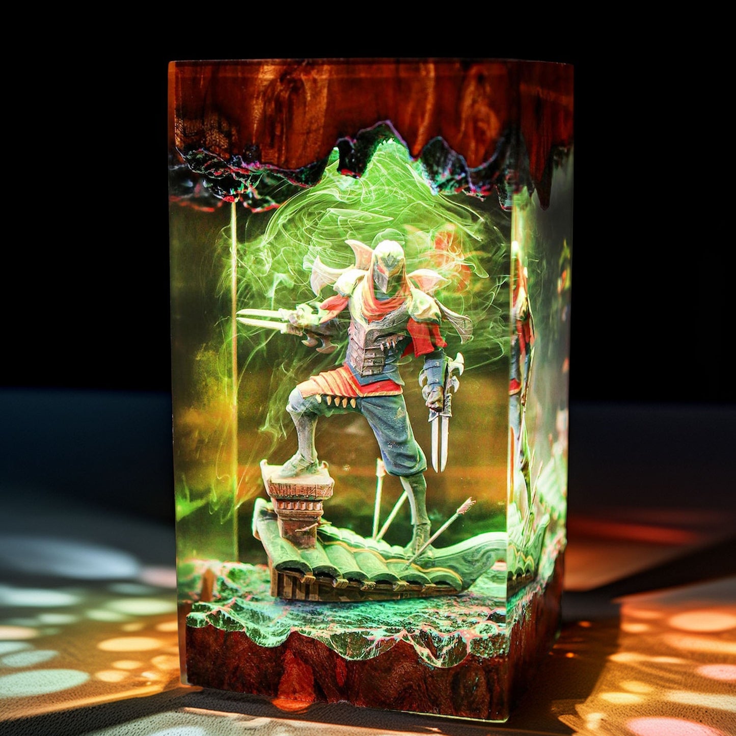 Shadow Master Ninja Resin Lamp
