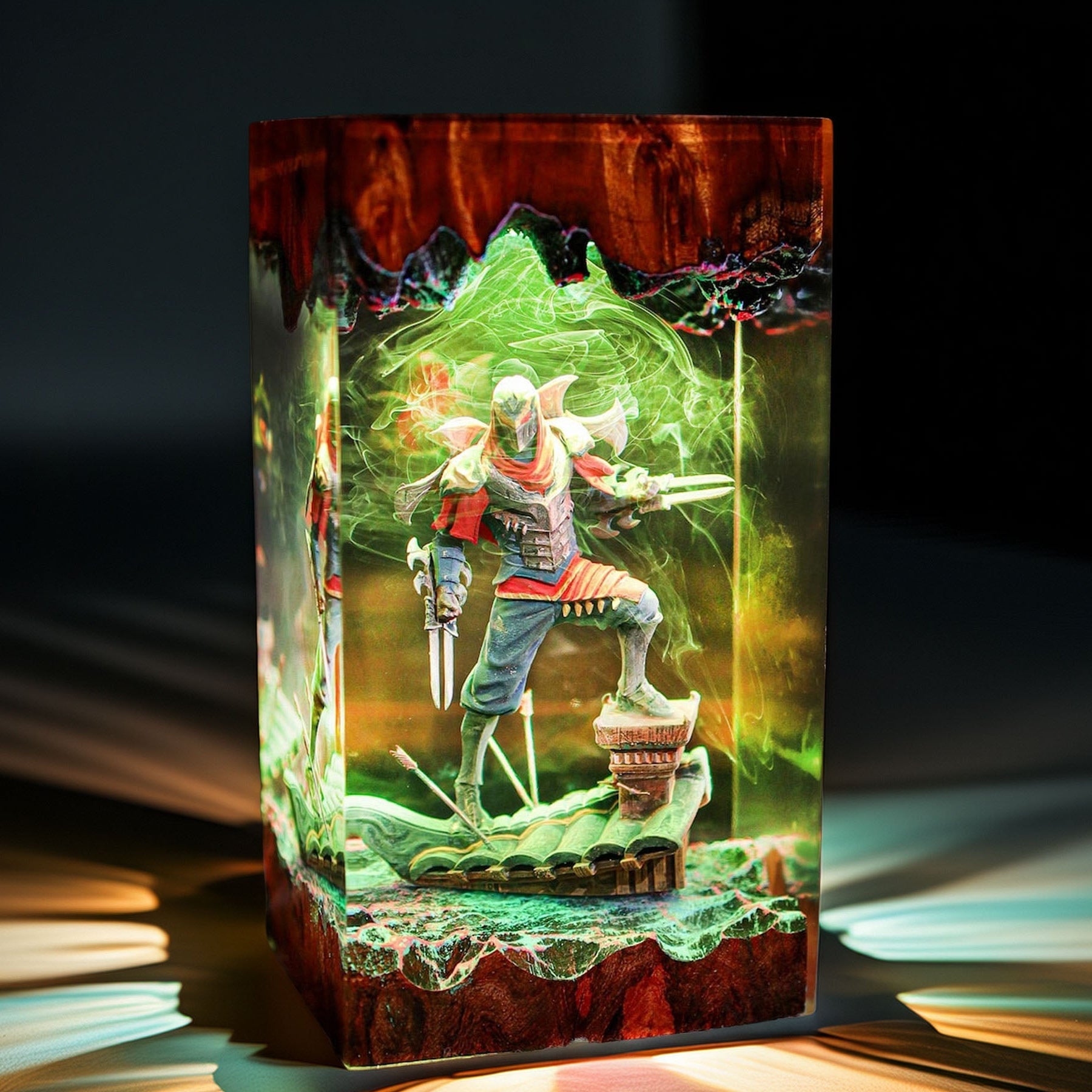Shadow Master Ninja Resin Lamp