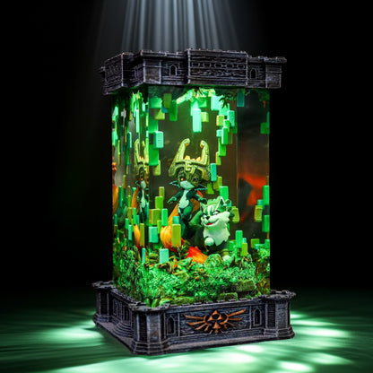 Midna and Wolf Sacred Blade Hero Resin Lamp