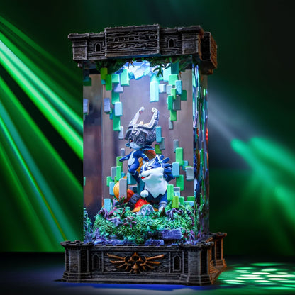 Midna and Wolf Sacred Blade Hero Resin Lamp