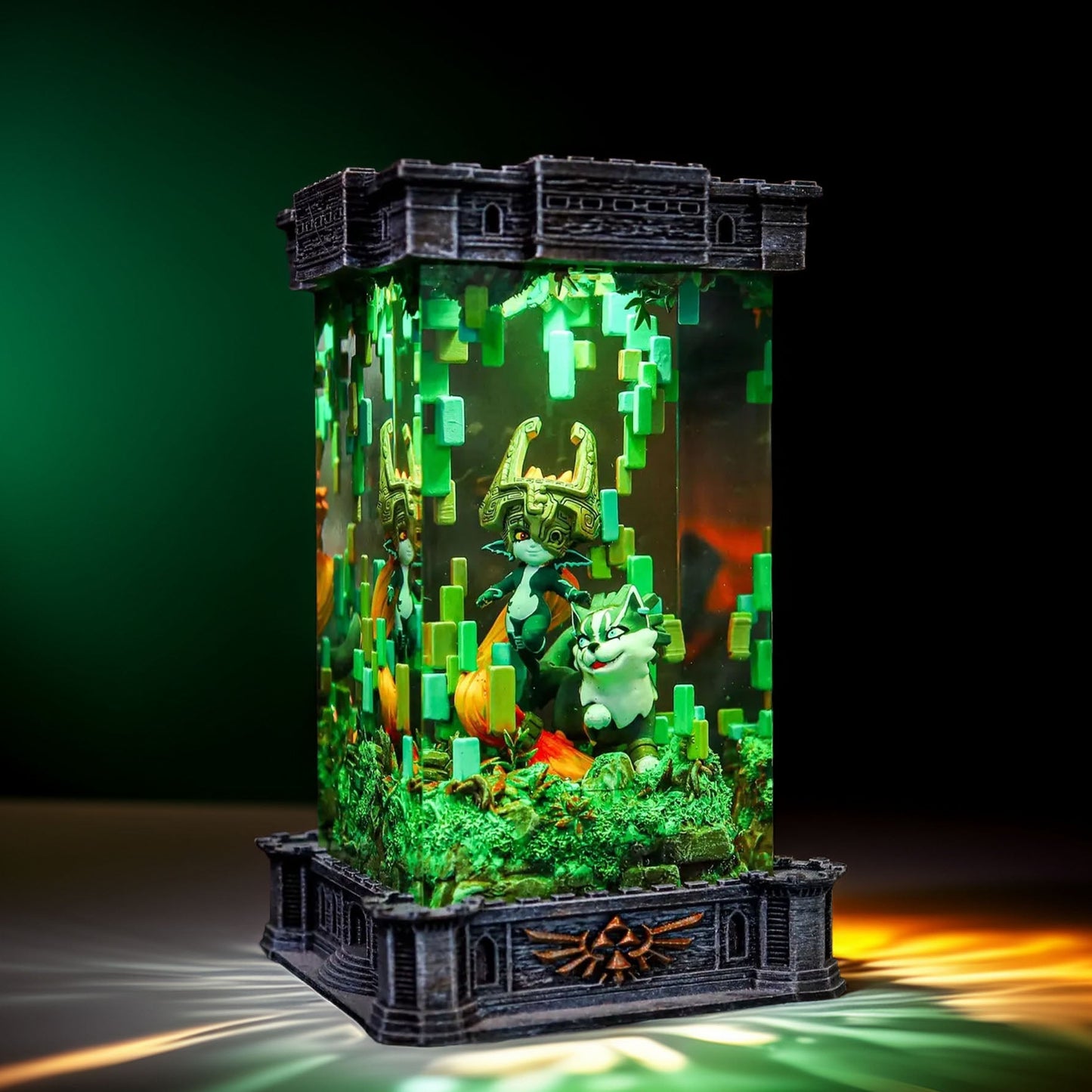 Midna and Wolf Sacred Blade Hero Resin Lamp