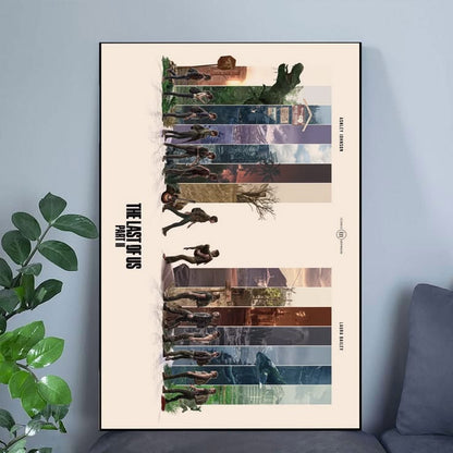 The Last Of Us Game Poster Action Game Home Decoration Poster Size 24''x36''