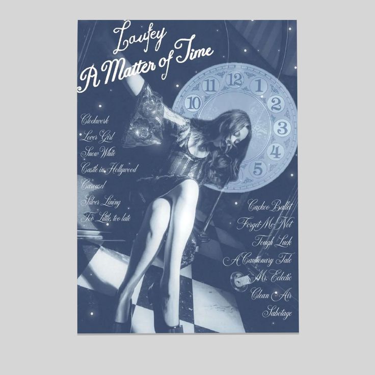 Laufey Music Poster, Bewitched & A Matter of Time Tour Art Minimal Concert Poster Size 24''x36''