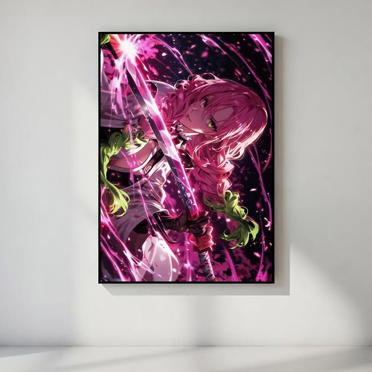 Mitsuri Kanroji Demon Slayer Love Hashira Anime Poster Poster Size 24''x36''