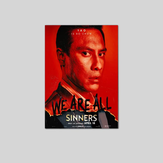 Sinners Movie Poster Michael B Jordan Hailee Steinfeld 3 Poster Size 24''x36''