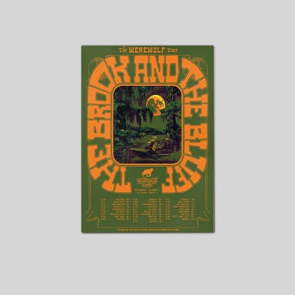 The Brook & The Bluff The Werewolf Tour Schedule 2026 Poster Size 24''x36''
