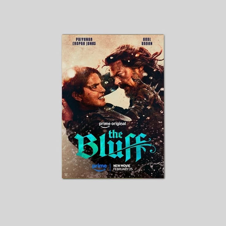 The Bluff 2026 Movie Poster – Action Thriller Film Wall Art Print, Cinema Poster Size 24''x36''