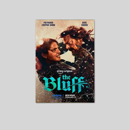 The Bluff 2026 Movie Poster – Action Thriller Film Wall Art Print, Cinema Poster Size 24''x36''