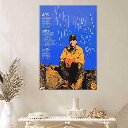 Mac DeMarco World Tour 2025 Poster Size 24''x36''