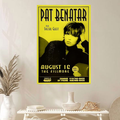 Pat Benatar Poster Live! The Fillmore Tour Poster Poster Size 24''x36''