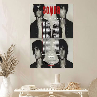 SOMBR Tour Poster Print, You Are The Reason Tour Artwork, Indie Music Wall Decor, Concert Memorabilia Gift for Fans