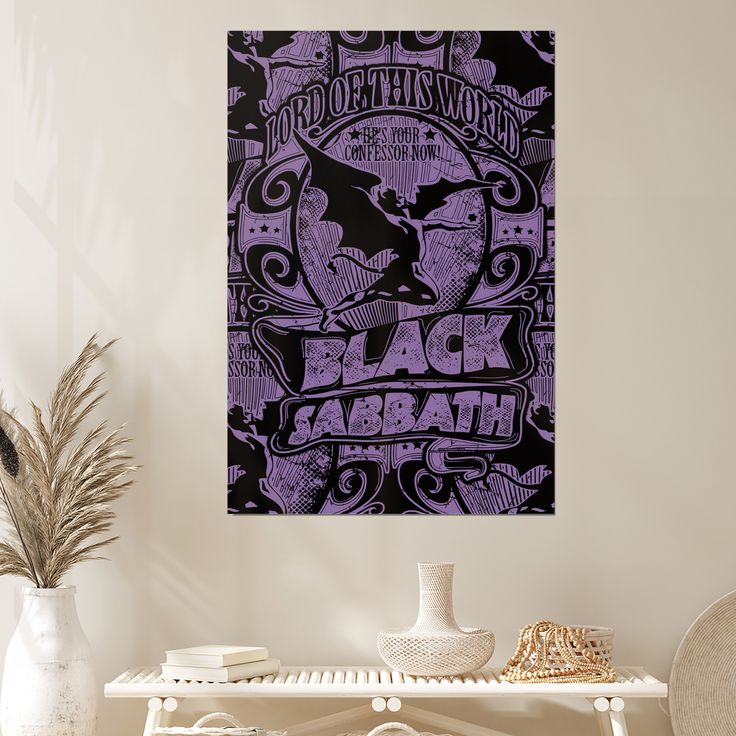 Black Sabbath Poster Lord Of This World Band Logo Textile Size 24''x36''