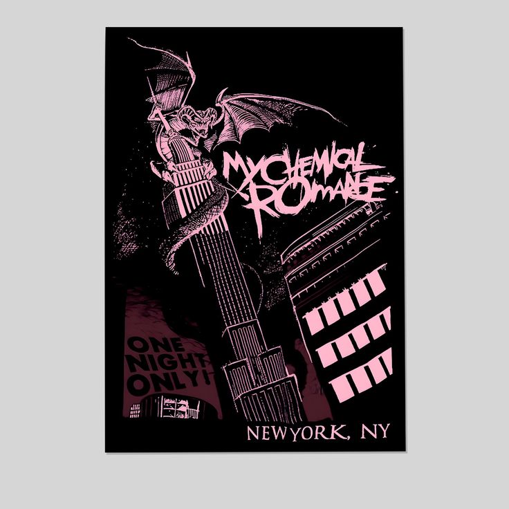 My Chemical Romance  The Black Parade - Vintage Rock Metal Concert Size 24''x36''