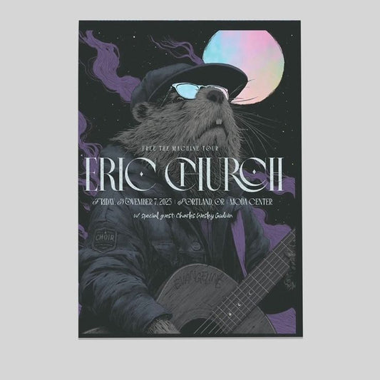 Eric Church in Vancouver, BC.Portland, OR tour november 2025 Poster Size 24''x36''