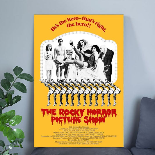 THE ROCKY HORROR PICTURE SHOW Movie POSTER Tim Curry Susan Sarandon Size 24''x36''