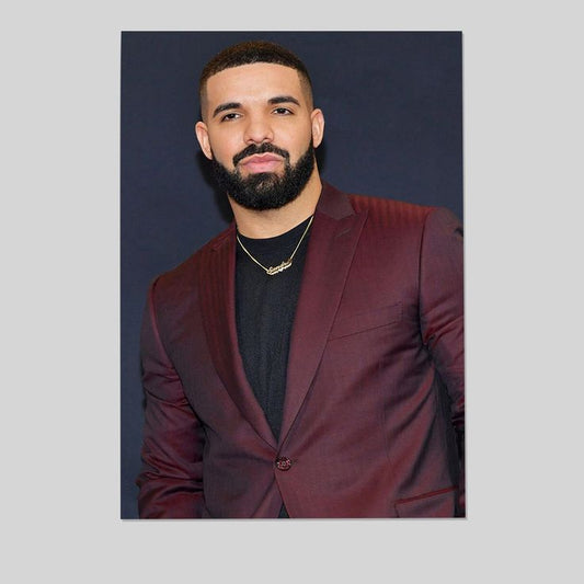 Music Poster Drake Celebrity Cinema Actor Musician Artist Wall Art Home Decor Size 24''x36''
