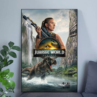Jurassic World Rebirth Movie Poster Scarlett Johansson Poster Size 24''x36''