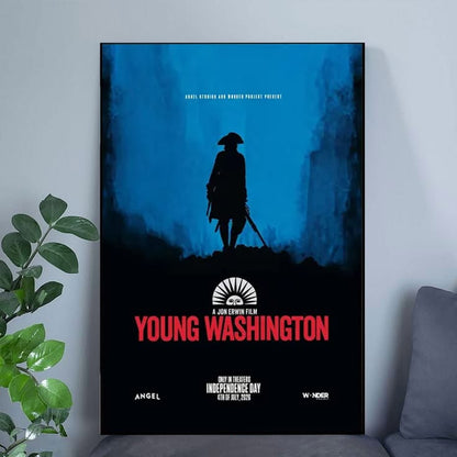 Young Washington 2026 Movie Poster Wall Murals Cinematic Aesthetic Decor Poster Size 24''x36''