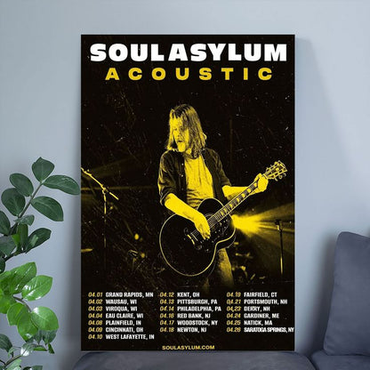 Soul Asylum Acoustic Tour April 2026 Concert Poster Size 24''x36''