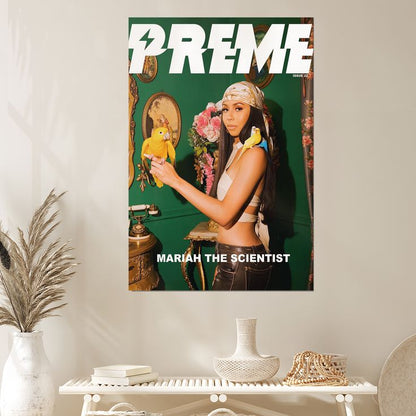Music Poster- Mariah The Scientist Poster - Vintage Style - Size 24x36