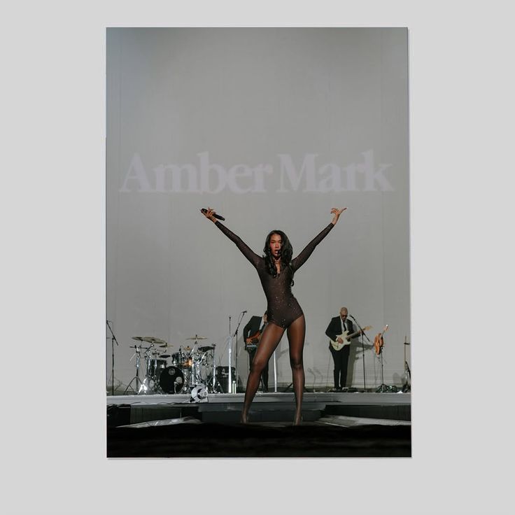 Music Poster Amber Mark Pretty Idea album Size 24''x36''