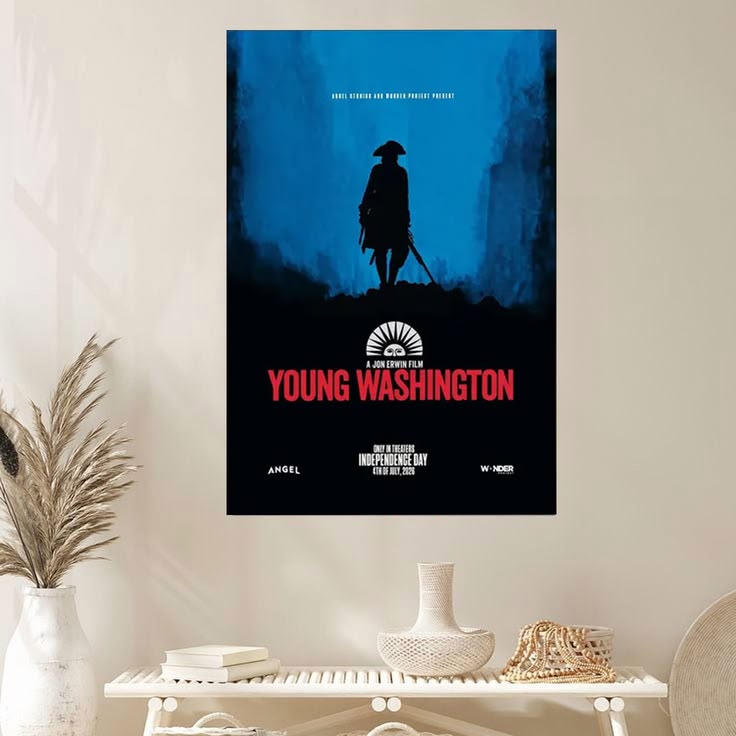 Young Washington 2026 Movie Poster Wall Murals Cinematic Aesthetic Decor Poster Size 24''x36''
