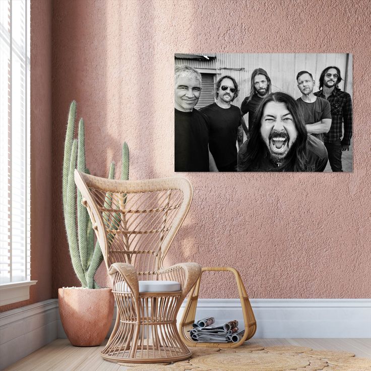 Foo Fighters Music Poster Wall Art Measures Size 24''x36''