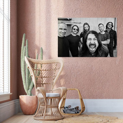 Foo Fighters Music Poster Wall Art Measures Size 24''x36''