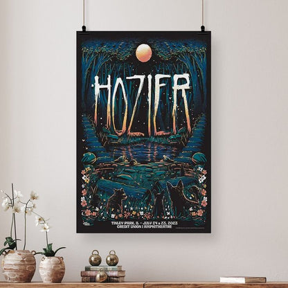 Music Poster- Hozi..er Show Tinley Park, IL 25 July 2025 Poster - Vintage Style - Size 24x36