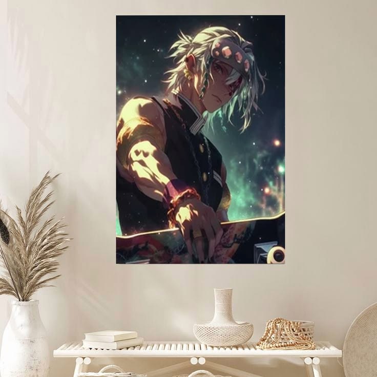 Uzui Tengen Poster Demon SlayerPoster Size 24''x36''