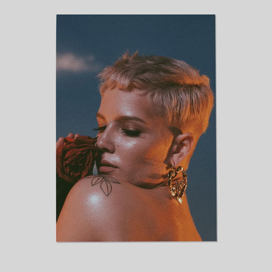 HALSEY Hollywood Celebrity Art Photo Poster Size 24''x36''