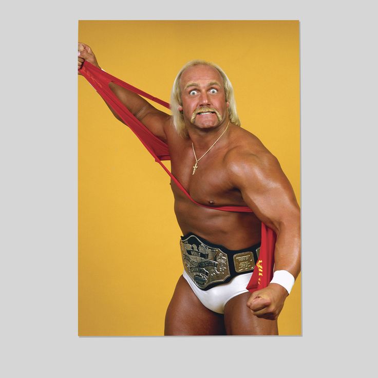 Hulk Hogan 1980s WWF championship belt 2025 Size 24''x36''