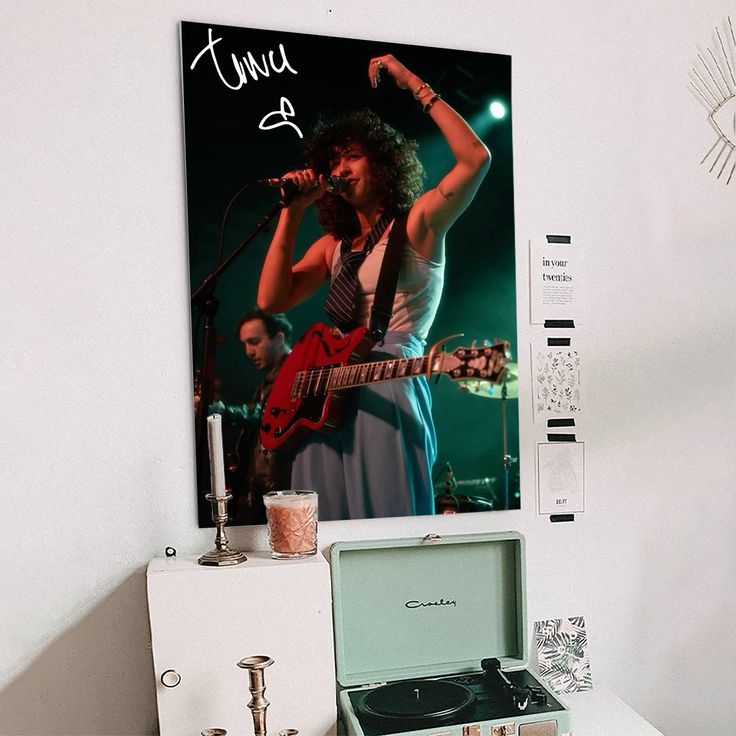 Music Poster- Towa Bird Singer - Vintage Style - Size 24x36