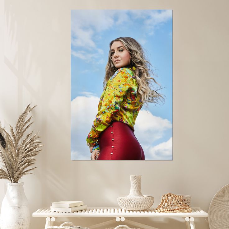 Lainey Wilson Art Singer Retro Poster Posters Wall Art Painting Canvas Gift Living Room Prints Bedroom Decor Poster Size 24''x36''