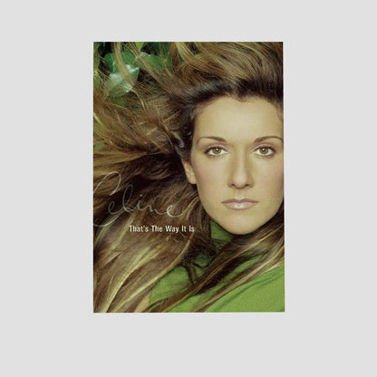 Music Poster - Celine Dion 90s Retro Style - Size 24x36