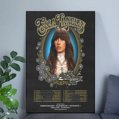 Ella Tour LAngley The Dandelion Tour Poster Full Size 24''x36''