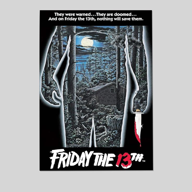 Friday The 13Th - One Sheet Wall Poster Size 24''x36''