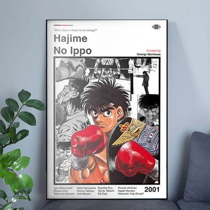 Lucky Shop Hajime No Ippo Anime Poster, Home Decor Art Poster Full Size 24''x36''