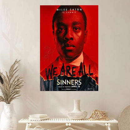 Sinners Movie Poster Michael B Jordan Hailee Steinfeld 6 Poster Size 24''x36''
