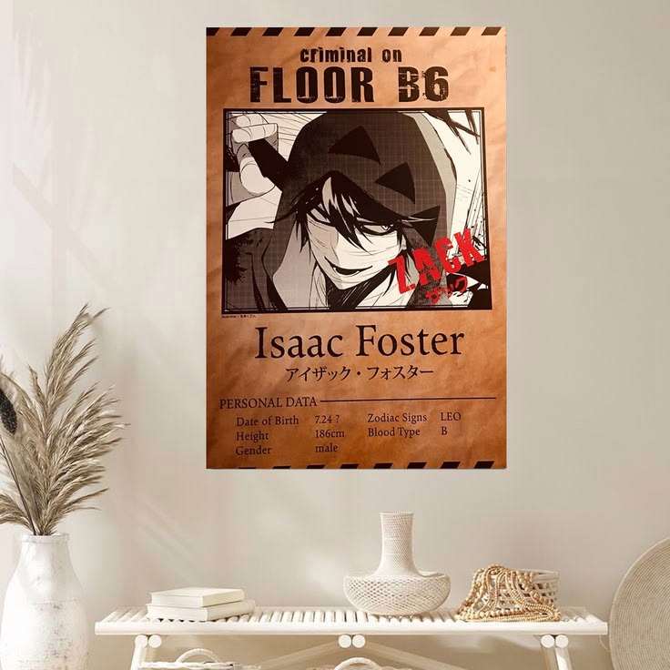Satsuriku no Tenshi Angels Of Death Anime Wall Poster Scroll Room Decor Poster Size 24''x36''