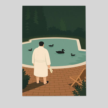 Vintage Poster - The Sopranos Poster, Tony Soprano Wall Art - Size 24x36